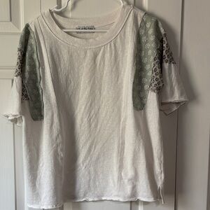 Just For You White Short-Sleeve top